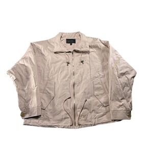 Banana Republic Womens Pink Full Zip Utility Windbreaker Jacket Blush Small